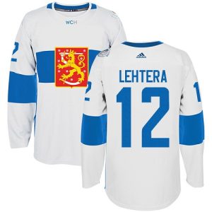 Kinder Team Finland #12 Jori Lehtera Authentic Weiß Heim 2016 World Cup